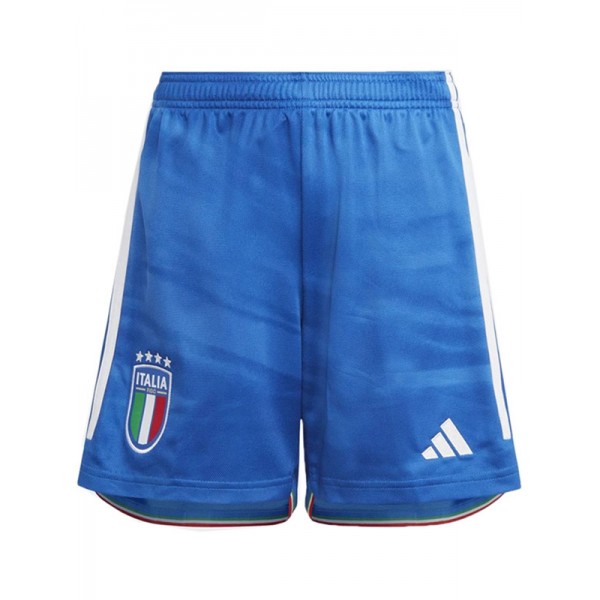 Italia pantaloncini maglia home i primi pantaloni della maglia da calcio dell'uniforme sportiva da calcio da uomo 2023